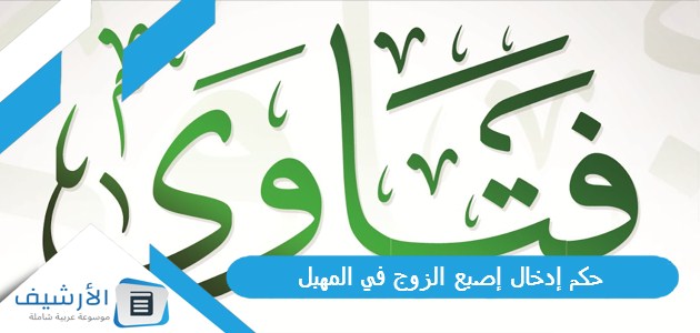 حكم إدخال إصبع الزوج في المهبل