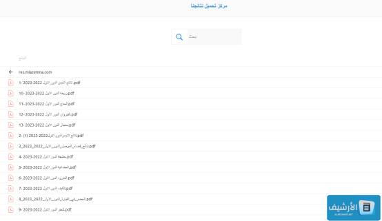نتائج السادس الابتدائي نينوى