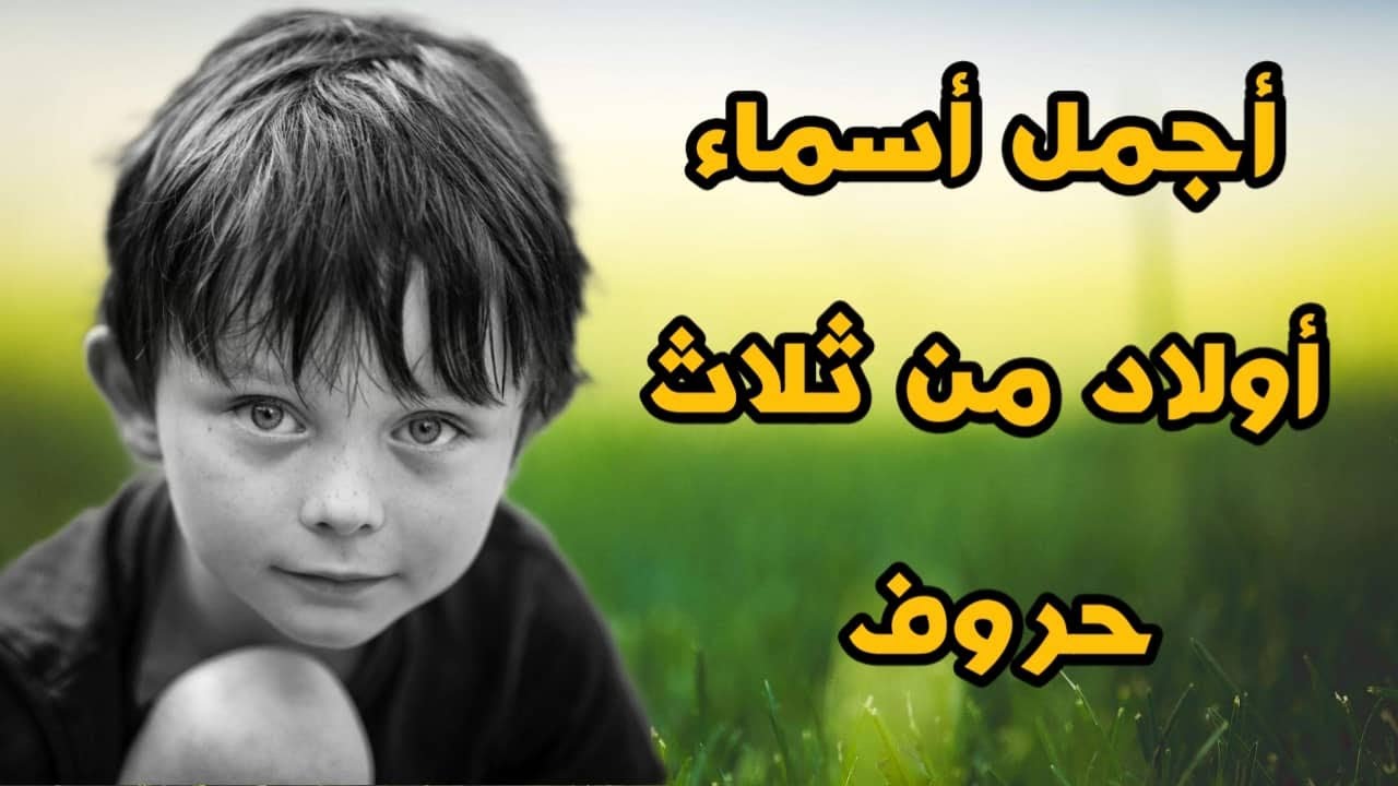 اسماء اولاد ثلاثة احرف