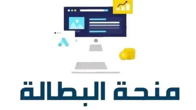 تجديد بيانات منحة البطالة