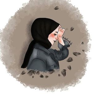 خلفيات بنات محجبات للموبايل HD مكتوب عليها بدون وجه 1 خلفيات بنات محجبات للموباي