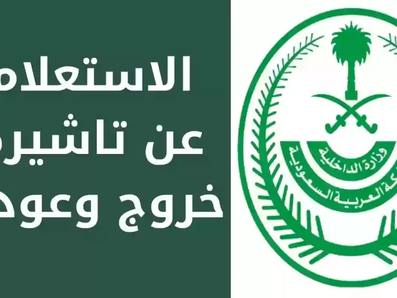 إصدار تأشيرة خروج وعودة