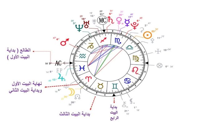 خريطة الحب الفلكية