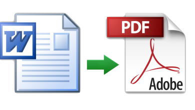 طريقة تحويل ملف WORD إلى PDF
